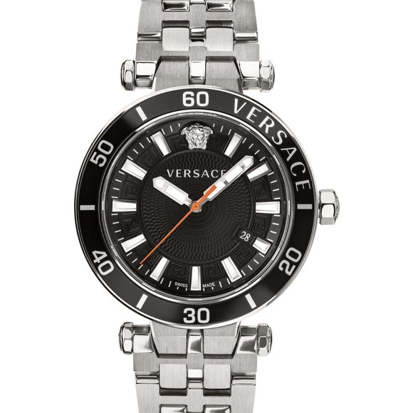 Versace Men's Black Sport Watch! New!